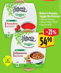 Albert Nature's Promise Veggie Bio Polévka nabídka