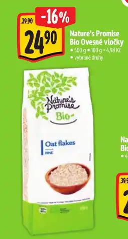 Albert Nature's Promise Bio Ovesné vločky nabídka