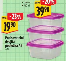 Albert Popisovatelná dvojitá podložka A4 nabídka