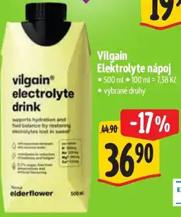 Albert Vilgain elektrolyte nápoj nabídka