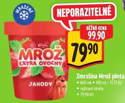 Albert Mrož extra ovocný jahody nabídka