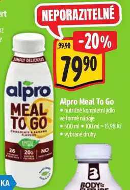 Albert Alpro Meal To Go nabídka