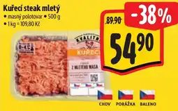 Albert Kurecí steak mletý nabídka