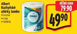 Albert Albert kuchyňské utěrky jumbo nabídka
