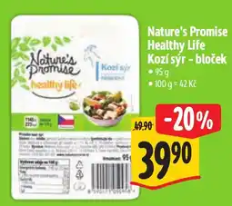 Albert Nature's Promise Kozí sýr - bloček nabídka