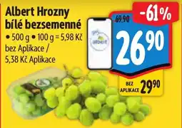 Albert Albert Hrozny bílé bezsemenné nabídka
