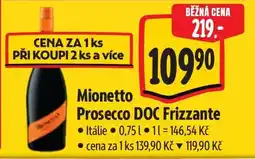 Albert Mionetto Prosecco DOC Frizzante nabídka