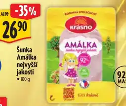 Albert Krasno šunka amálka nabídka