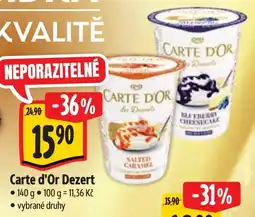 Albert Carte d'Or Dezert nabídka