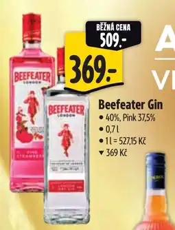 Albert Beefeater Gin nabídka