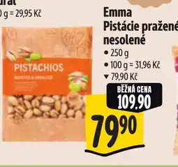 Albert Emma pistácie pražené nesolené nabídka