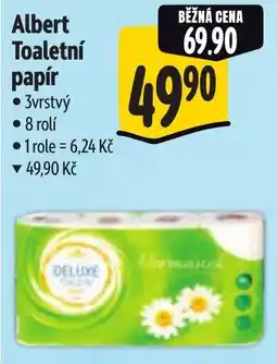 Albert Albert toaletní papír nabídka