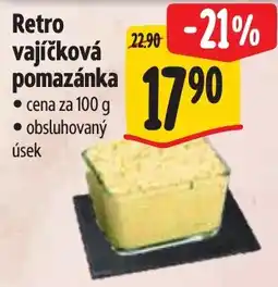 Albert Retro vajíčková pomazánka nabídka