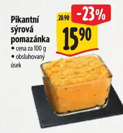 Albert Pikantní sýrová pomazánka nabídka