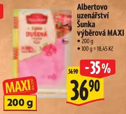 Albert Albertovo uzenárství šunka výběrová maxi nabídka