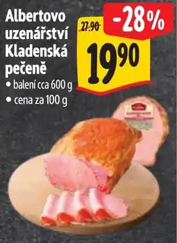 Albert Albertovo uzenárství Kladenská pečeně nabídka