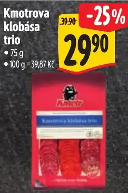Albert Kmotr klobása trio nabídka