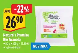 Albert Nature's Promise Bio Granola nabídka