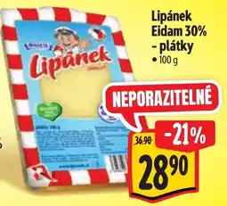 Albert Lipánek Eidam 30% plátky nabídka