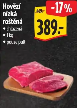 Albert Hovězí nízká roštěná nabídka