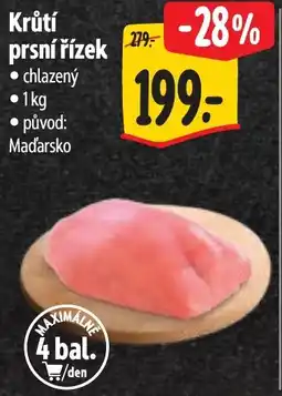 Albert Krůtí prsní řízek nabídka