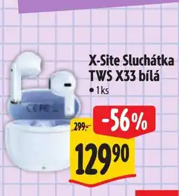 Albert X-Site Sluchátka TWS X33 bílá nabídka