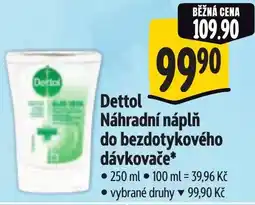 Albert Dettol Náhradní náplň do bezdotykového dávkovače nabídka