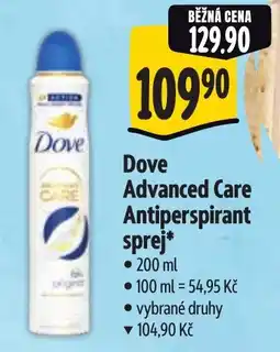 Albert Dove Advanced Care Antiperspirant sprej* nabídka
