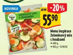 Albert Fresine zeleninový mix s houbami nabídka