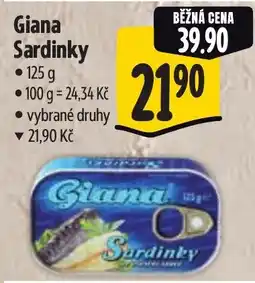 Albert Giana sardinky nabídka
