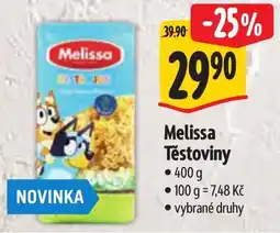 Albert Melissa Těstoviny nabídka