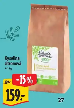 Albert Nature's Promise eco Kyselina citronová nabídka