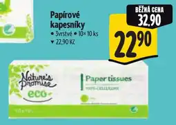 Albert Nature's Promise eco papírové kapesníky nabídka
