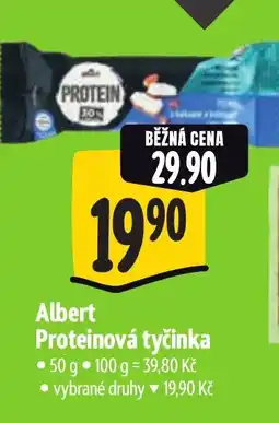 Albert Albert Proteinová tyčinka nabídka