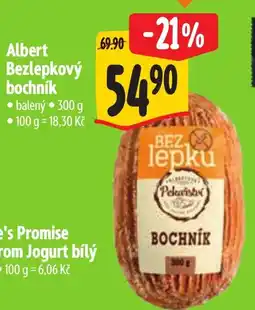 Albert Albert bezlepkový bochník nabídka