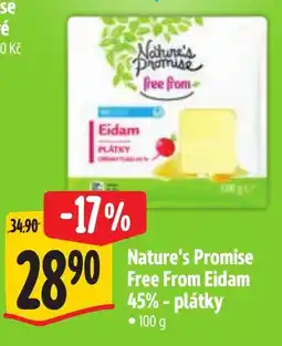 Albert Nature's Promise Free From Eidam 45% - plátky nabídka