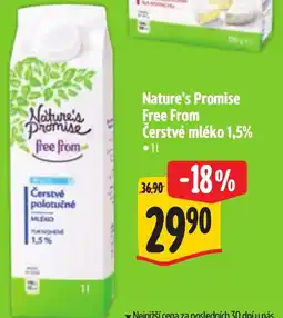 Albert Nature's Promise čerstvé mléko 1,5% nabídka
