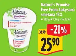 Albert Nature's Promise Free From Zakysaná smetana 15% nabídka