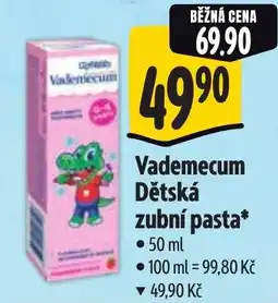 Albert Vademecum Dětská zubní pasta nabídka