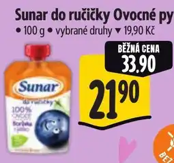 Albert Sunar ovocné pyré nabídka
