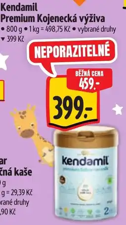 Albert Kendamil Premium Kojenecká výživa nabídka