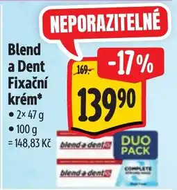 Albert Blend a Dent fixační krém nabídka