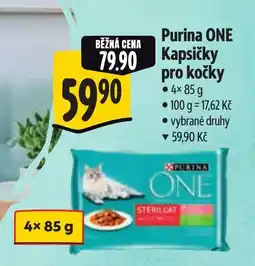 Albert Purina One kapsičky pro kočky nabídka