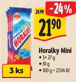 Albert Horalky Mini nabídka