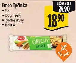 Albert Emco tyčinka ořechy pistácii nabídka