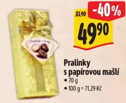 Albert Pralinky s papírovou mašlí nabídka