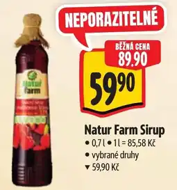 Albert Natur Farm Sirup nabídka