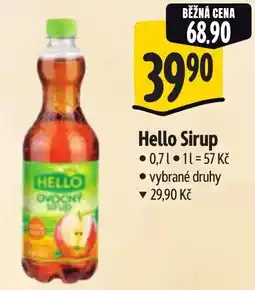 Albert Hello Sirup nabídka