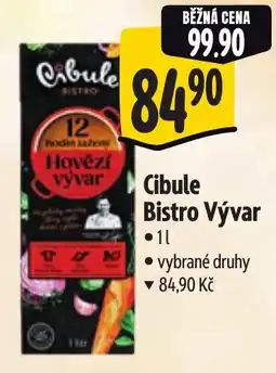 Albert Cibule Bistro Vývar nabídka