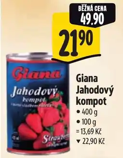 Albert Giana jahodový kompot nabídka